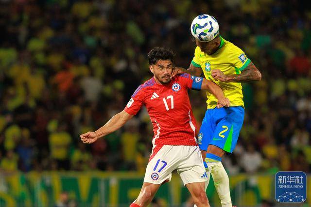 足球世预赛|巴西队胜智利队