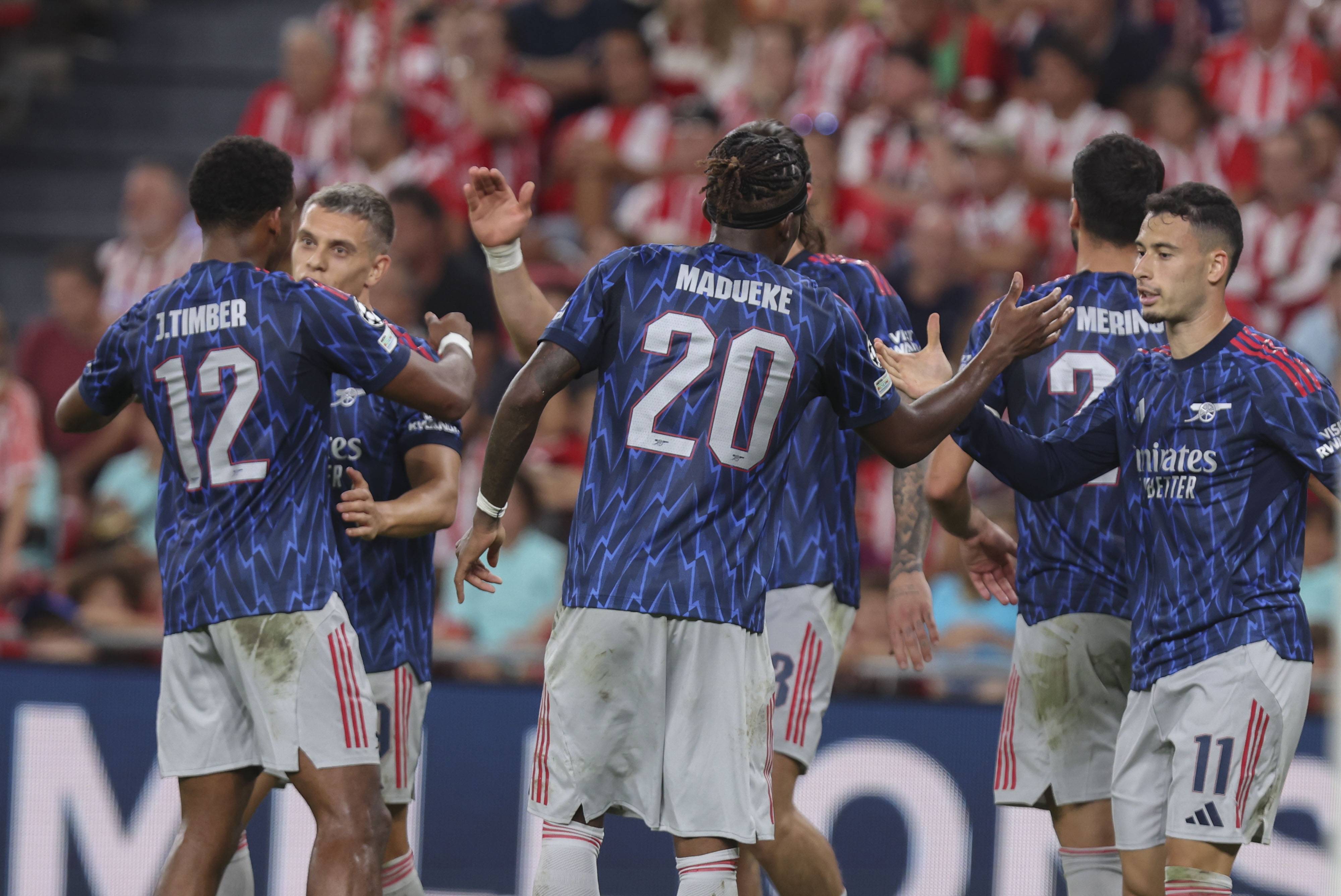 （外代二线）足球——欧冠联赛：阿森纳胜毕尔巴鄂竞技